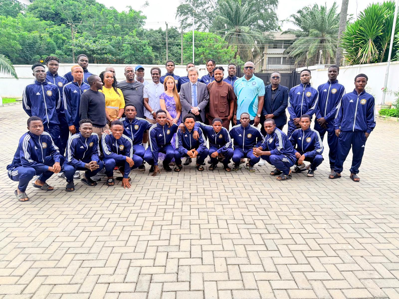 Selected 22 Players Presented at the Italian Consulate