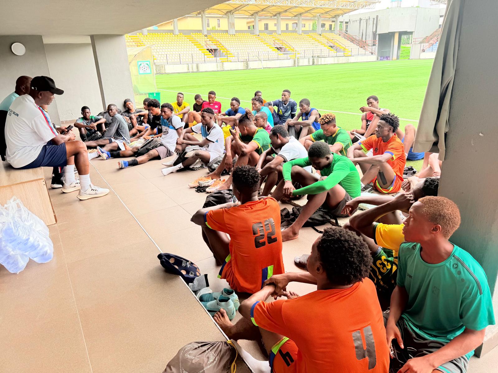 Stadium Briefing for U20 Players
