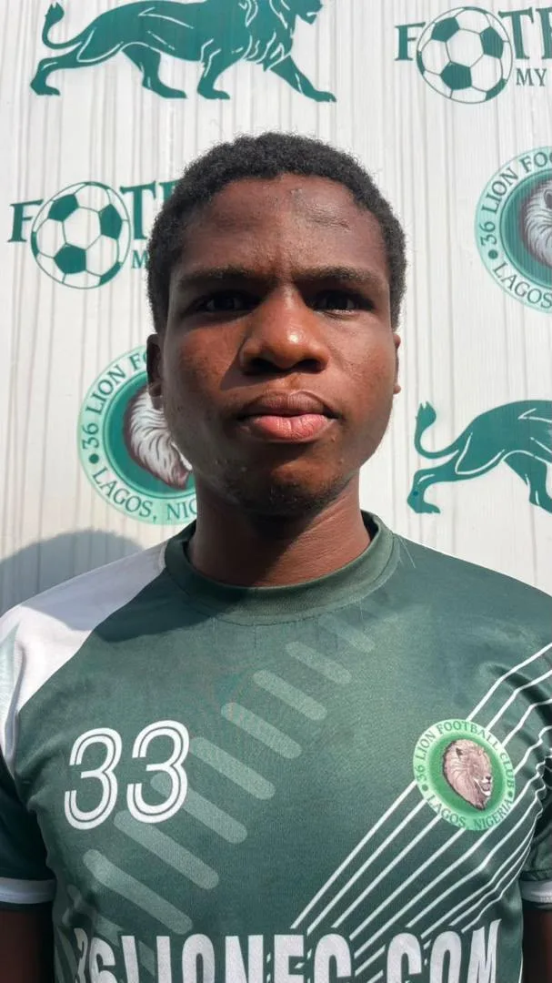 EKUMA SOPURUCHI, centre-back from NIGERIA