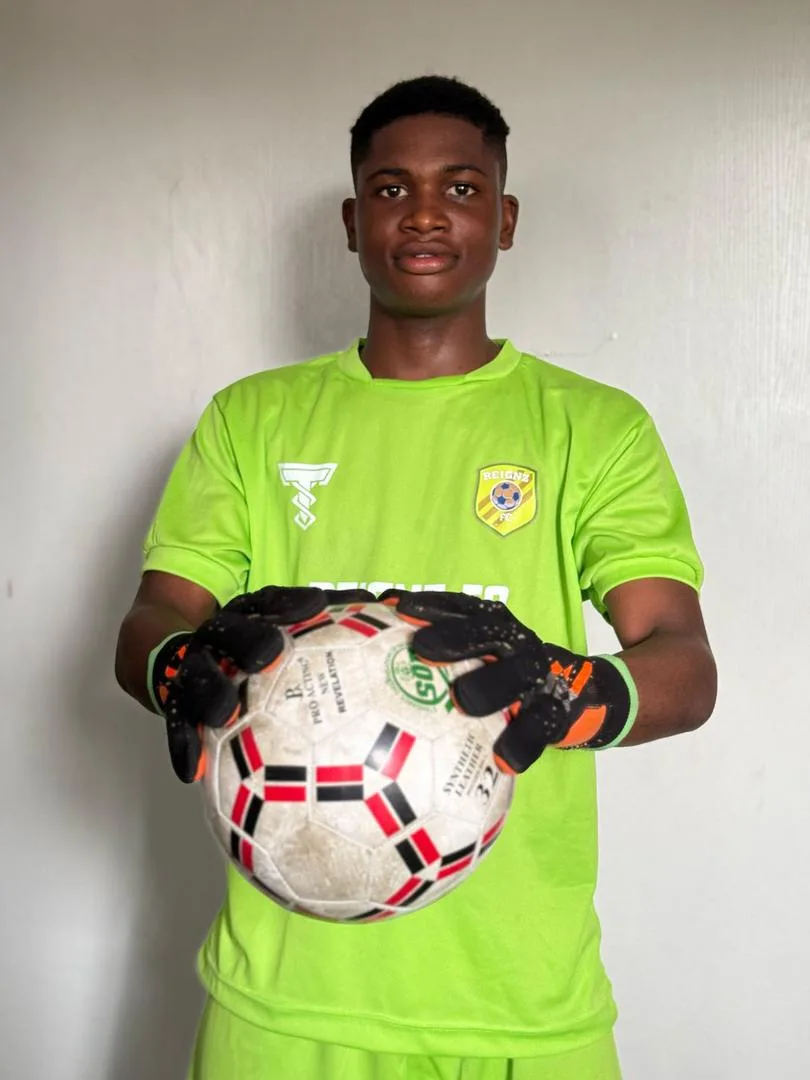 Bernard efasibitha wisdom, goalkeeper from Nigeria 🇳🇬